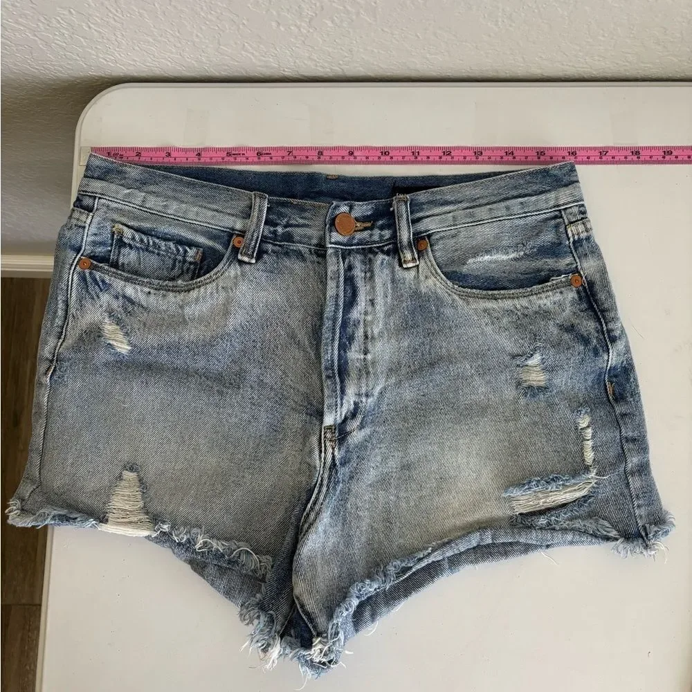 Blank NYC Distressed Denim Shorts